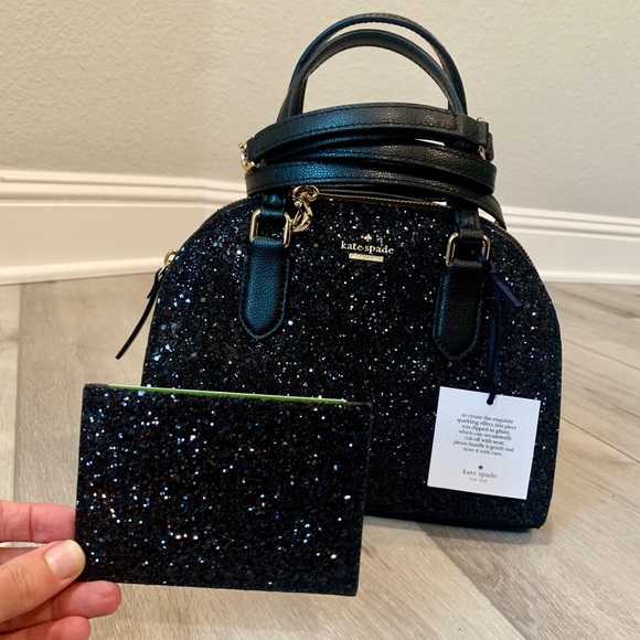 ✨SET✨ Kate Spade Glitter Mini Reiley/ cc holder - Picture 4 of 8